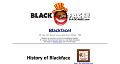 Desktop Screenshot of black-face.com