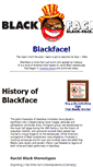 Mobile Screenshot of black-face.com