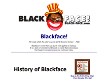 Tablet Screenshot of black-face.com